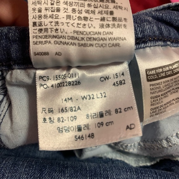 Vintage Levi's 505 Jeans Faded Black 1990s Regular Fit Straight Leg Denim - Picture 5 of 5